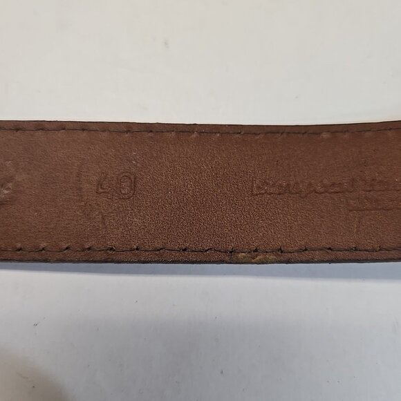 TORINO European Tanned Cowhide Belt Size 40 Made in USA Gray - Picture 3 of 4